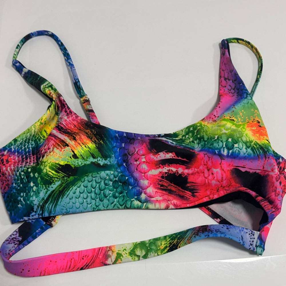 Multicolor Women's Swim Top
